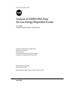 Paperback Analysis of CRRES PHA Data for Low-Energy-Deposition Events Book