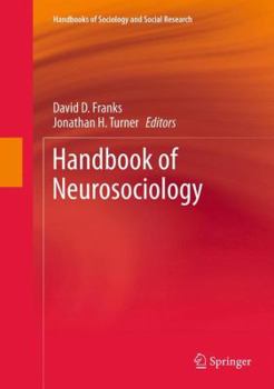 Hardcover Handbook of Neurosociology Book