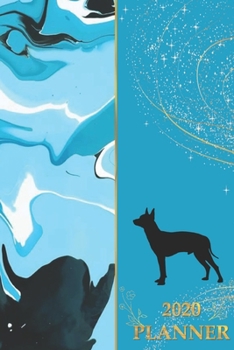 2020 Planner: 2020 Sunday Start Monthly Calendar and Organizer | Manchester Terrier Gift for Women