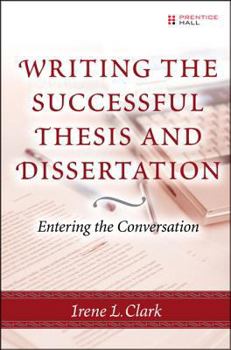 Paperback Writing the Successful Thesis and Dissertation: Entering the Conversation Book