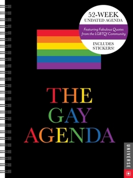 Calendar The Gay Agenda Undated Calendar Book