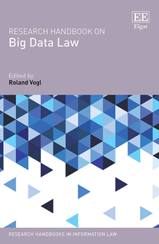 Hardcover Research Handbook on Big Data Law Book