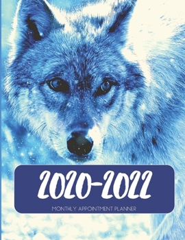 Paperback 2020-2022 Three 3 Year Planner Wolves Monthly Calendar Gratitude Agenda Schedule Organizer: 36 Months Calendar; Appointment Diary Journal With Address Book