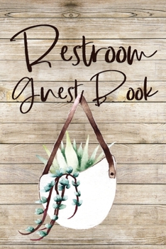 Paperback Restroom Guest Book: Funny Restroom Guest Book Fill-in the Blank Book House Warming Gag Gift White Elephant Book