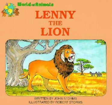 Paperback Lenny the Lion (World of Animals) Book