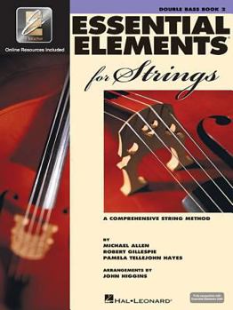 Paperback Essential Elements for Strings - Book 2 with Eei: Double Bass (Book/Online Audio) Book