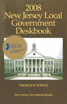 Paperback 2008 New Jersey Local Government Deskbook Book