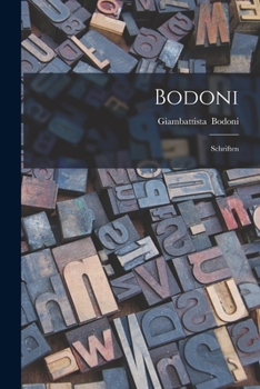 Paperback Bodoni: Schriften Book