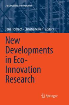 Paperback New Developments in Eco-Innovation Research Book