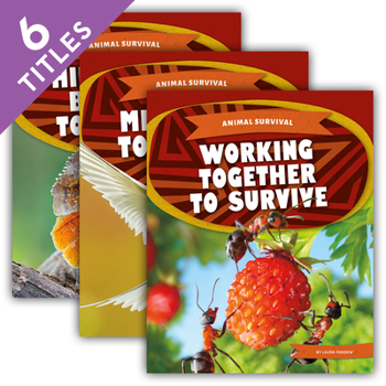 Library Binding Animal Survival (Set) Book