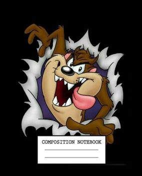 Composition Notebook: Looney Tunes Soft Glossy Cover Wide Ruled Lined Pages Book 7.5 x 9.25 Inches 110 Pages