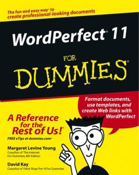 Paperback WordPerfect 11 for Dummies Book