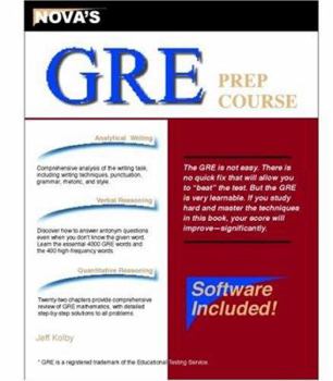 Paperback GRE Prep Course [With Disk] Book