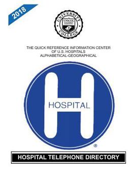 Paperback Hospital Telephone Directory, 2018-2019 Edition Book