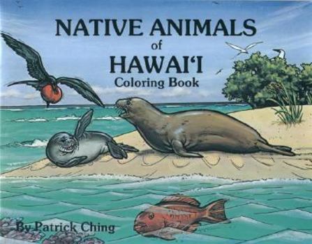 Paperback Native Animals of Hawaii Coloring Book