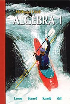 Hardcover McDougal Littell Algebra 1: Student Edition 2008 Book