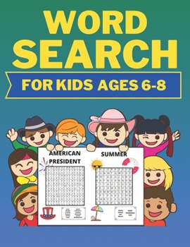 Work Search for Kids Ages 6-8: Improve Vocablaty/Learn Vocablary and Improve Reading Skill whit 49 Puzzles/Pass the Time/Word Search for Clever ... Haus/Reproducible Work Classroom Homeschool