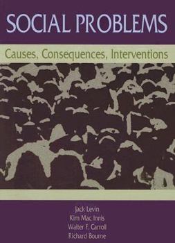 Paperback Social Problems: Causes, Consequences, Interventions Book