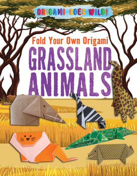 Library Binding Fold Your Own Origami Grassland Animals Book