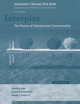 Paperback Instructor's Manual/Test Bank to Accompany Interplay, Ninth Edition Book