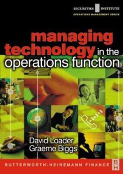 Paperback Managing Technology in the Operations Function Book