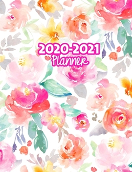 2020-2021 Planner: Two Year Calendar Organizer and Goal Journal | January 2020 - December 2021 Daily, Weekly and Monthly Planner Book with Back Sticker Expression Wall for 2 Years | Design Code 409946