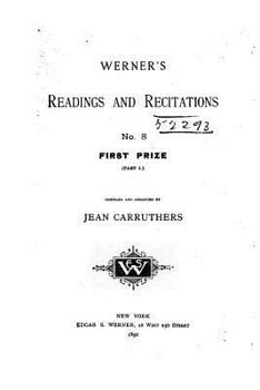 Paperback Werner's Readings and Recitations - No. 8 - First Prize Book