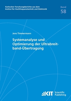 Paperback Systemanalyse und Optimierung der Ultrabreitband-Übertragung [German] Book