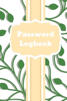 Paperback Password Logbook: Floral Personal secret Logbook 100 pages (Discreet Password Journal) Book