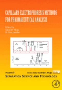 Hardcover Capillary Electrophoresis Methods for Pharmaceutical Analysis: Volume 9 Book