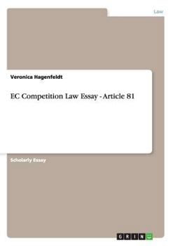 Paperback EC Competition Law Essay - Article 81 Book