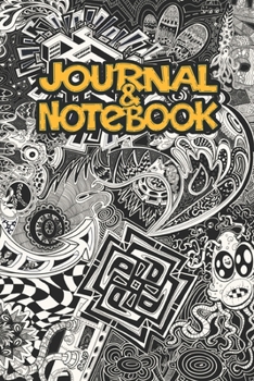 Paperback Doodle Journal and Notebook: 120 Lined Pages - 6 x 9 Book