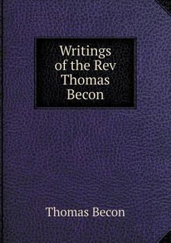 Paperback Writings of the Rev Thomas Becon Book