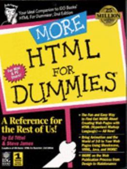 Paperback More HTML for Dummies Book
