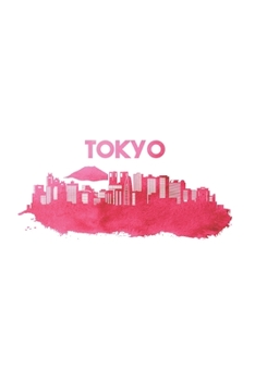 Notizheft: Blanko Notizheft mit Tokyo Skyline Japan Cover |120 linierte Seiten | Softcover | ~ A5 Format | schönes Cover (German Edition)