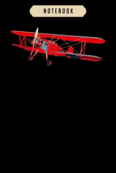 Notebook: Vintage airplane aviation pilot retro aircraft  Notebook|6x9(100 pages)Blank Lined Paperback Journal For Student, kids, women, girls, boys, men, birthday gifts|Pilot gifts notebook