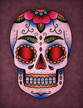Paperback Sugar Skull Sketchbook: Blank Art Pad Notebook Journal Book