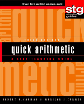 Paperback Quick Arithmetic: A Self-Teaching Guide Book