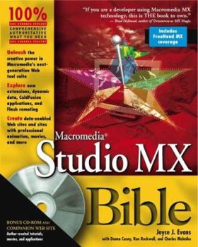 Paperback Macromedia Studio MX Bible [With CDROM] Book