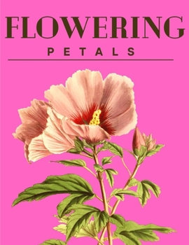 Paperback Flowering Petals Coloring Book