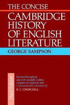 Paperback The Concise Cambridge History of English Literature Book