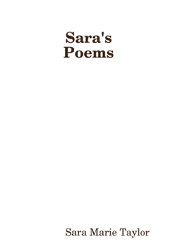 Paperback Sara's Poems Collected Poetry Book