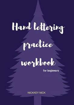 Paperback Hand lettering practice workbook for beginners Book