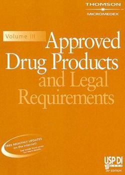 Hardcover Approved Drug Products And Legal Requirements (USP DI) Book