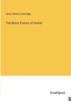 Paperback The Minor Poems of Homer Book