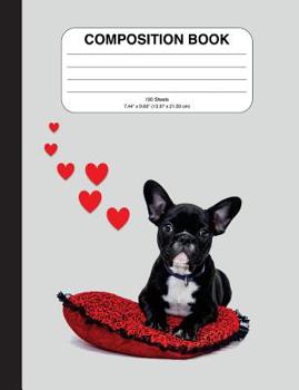 Paperback Composition Notebook with French Bulldog (Graph Paper) Book