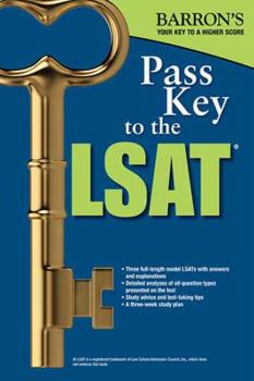 Paperback Pass Key to the LSAT Book