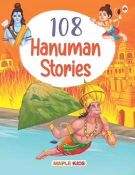 Paperback 108 Hanuman Stories (Illustrated) - Story Book for Kids Book