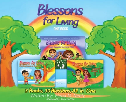 Hardcover Blessons for Living One Book: 3 Books, 30 Blessons, All in One Book