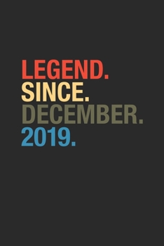 Legend Since December 2019: Graph Ruled Notebook – Journal for years Birthday Gift Idea